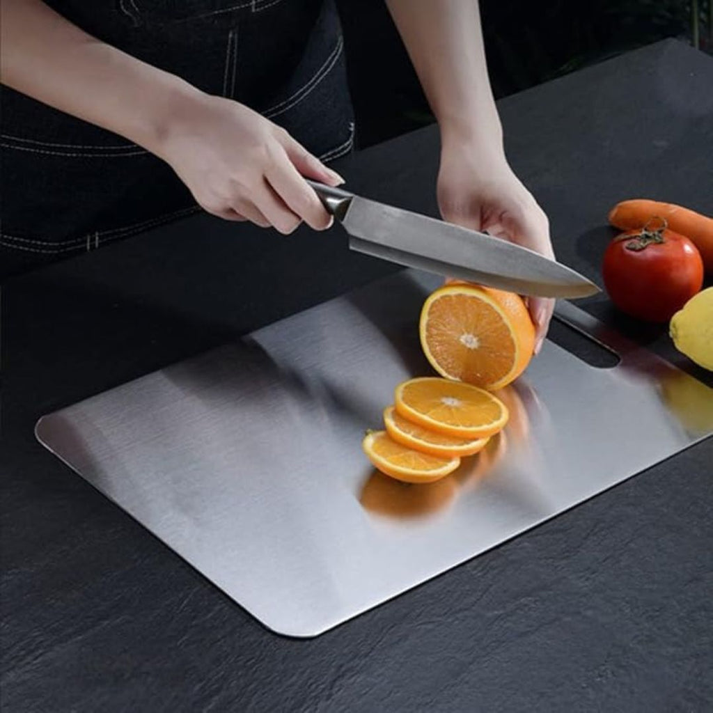 Tabla de cortar de acero inoxidable de alta calidad para la cocina