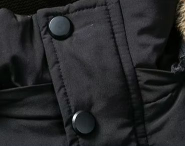Figueral | Herren Robuste Winterjacke mit Kapuze und Fellfutter