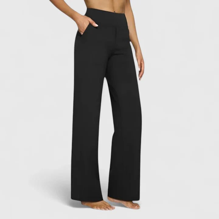 Solis | Damen Weite Loungehose mit Stretchbund