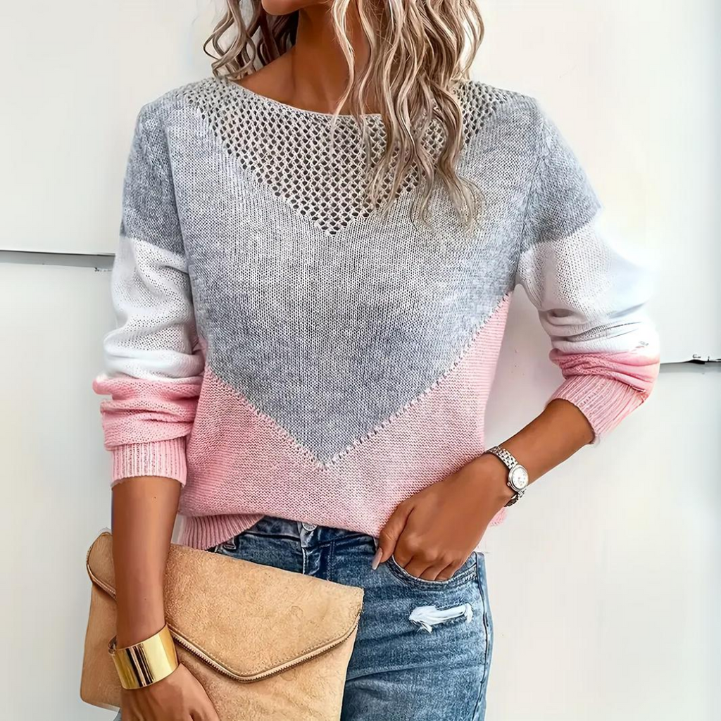 Umami | Damen Lässig Locker Geschnittener Pullover