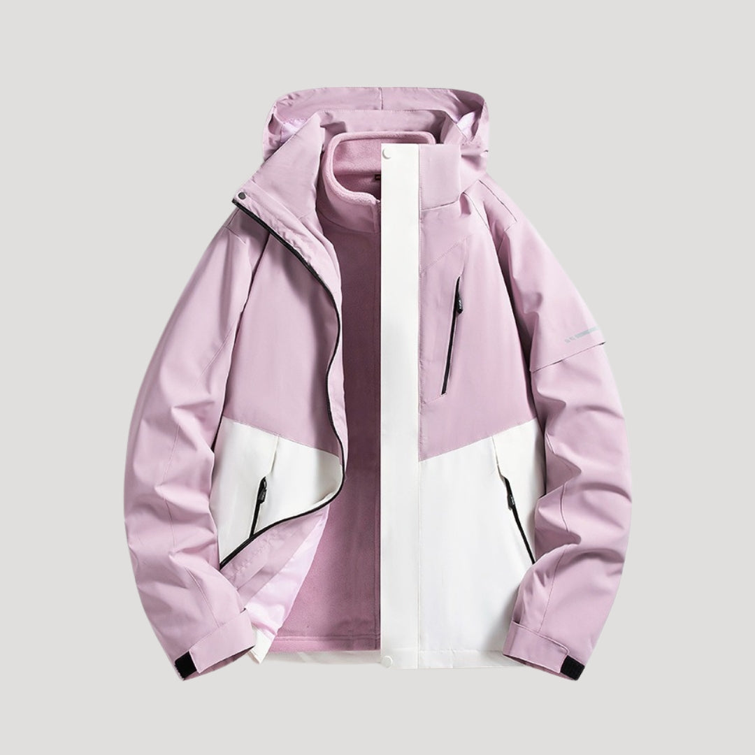 Flōre | Chaqueta cortavientos impermeable para mujer, ideal para actividades al aire libre