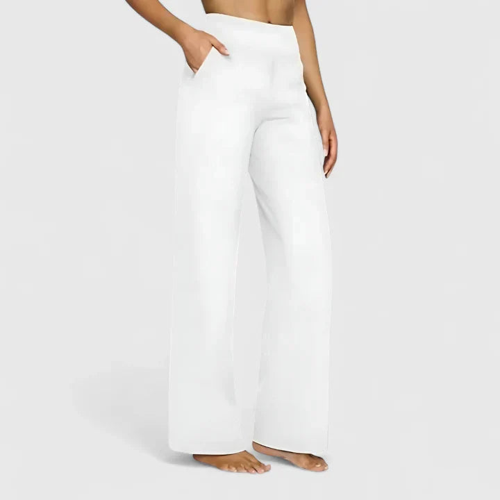 Solis | Damen Weite Lounge-Hose mit Stretchbund
