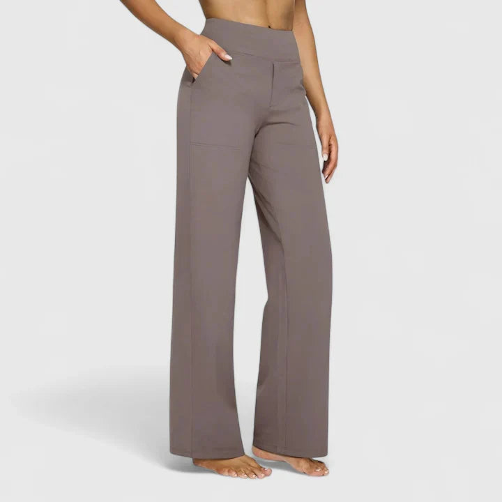 Solis | Damen Weite Lounge-Hose mit Stretchbund