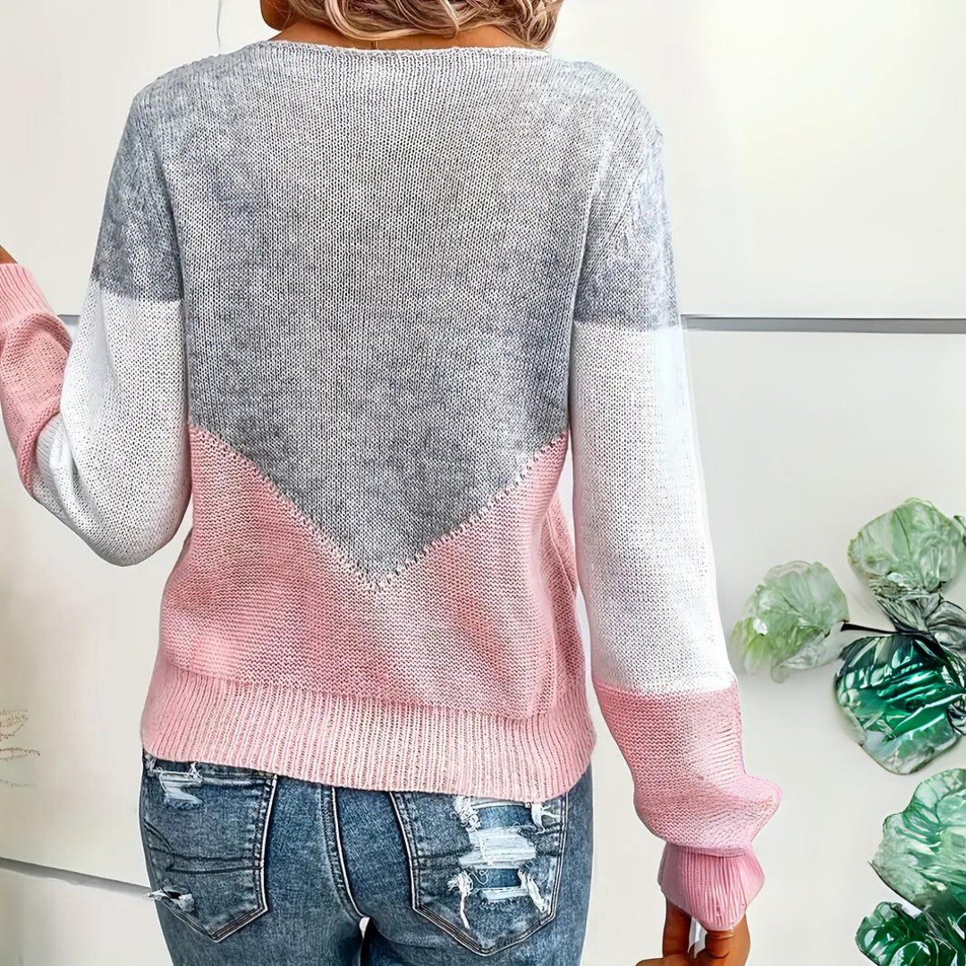 Umami | Damen Lässig Locker Geschnittener Pullover