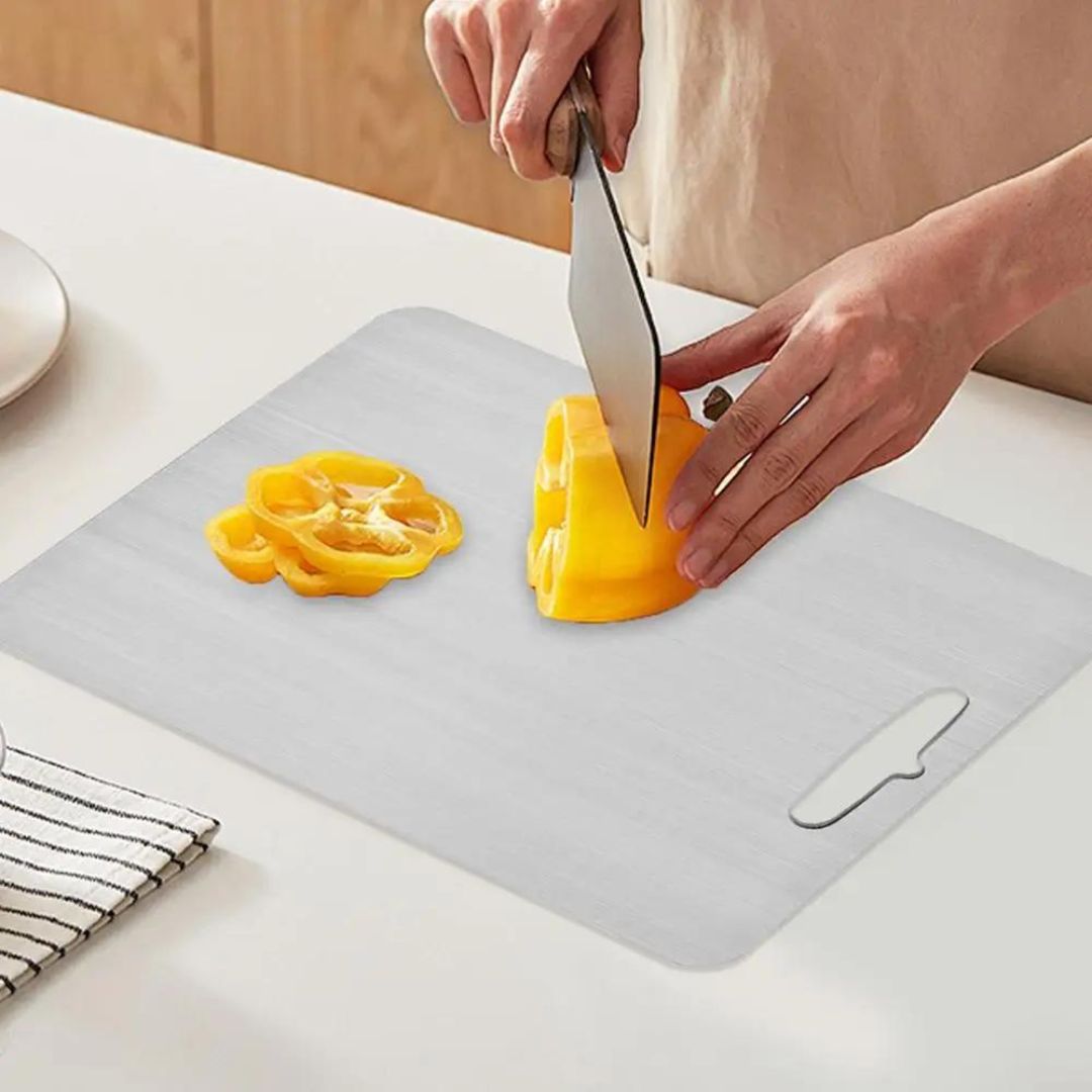 Tabla de cortar de acero inoxidable de alta calidad para la cocina