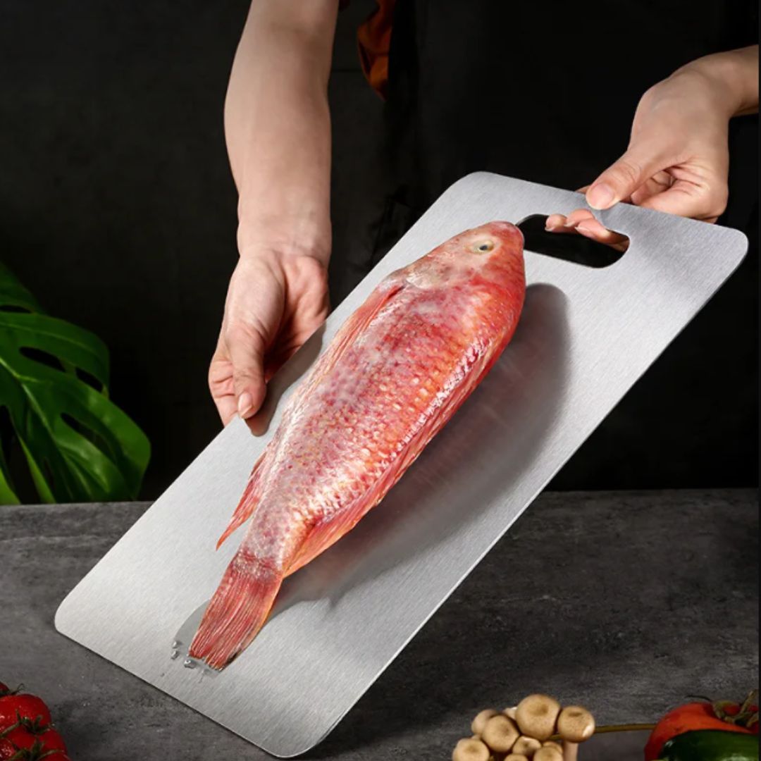 Tabla de cortar de acero inoxidable de alta calidad para la cocina