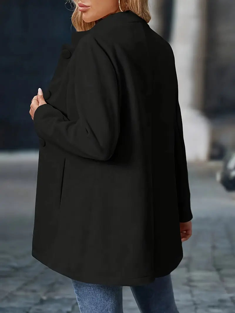 Luna | Damen Winter Mantel mit Knöpfen