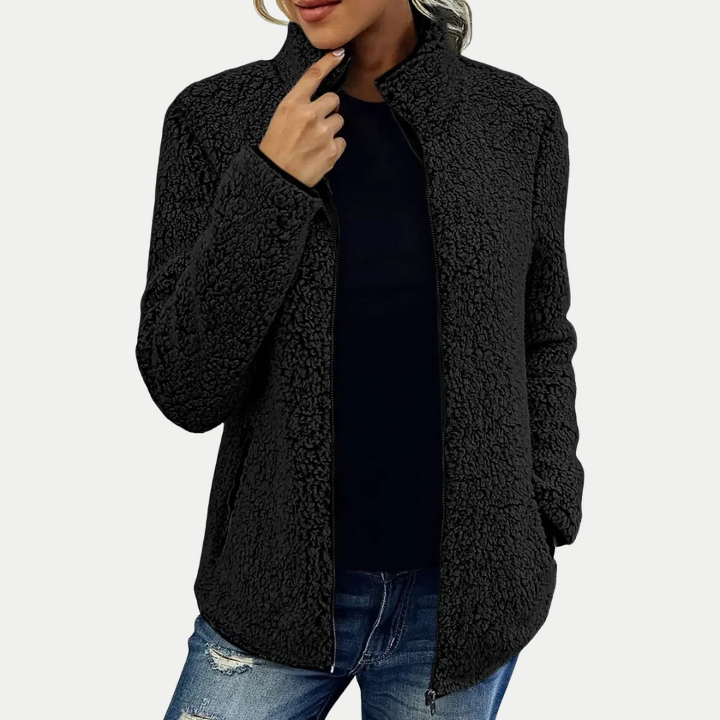 Isana | Chaqueta de forro polar con textura en la superficie
