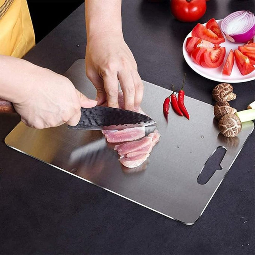 Tabla de cortar de acero inoxidable de alta calidad para la cocina