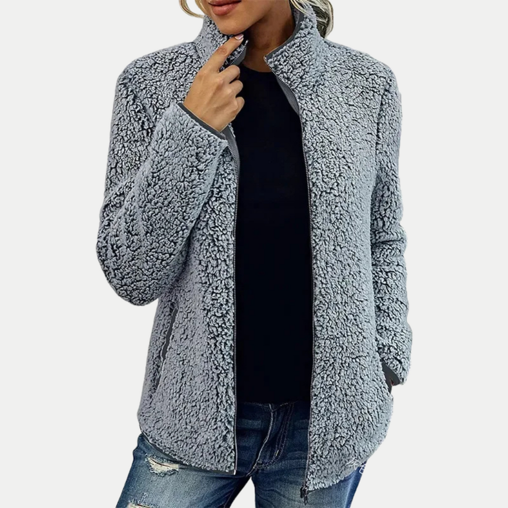 Isana | Chaqueta de forro polar con textura en la superficie