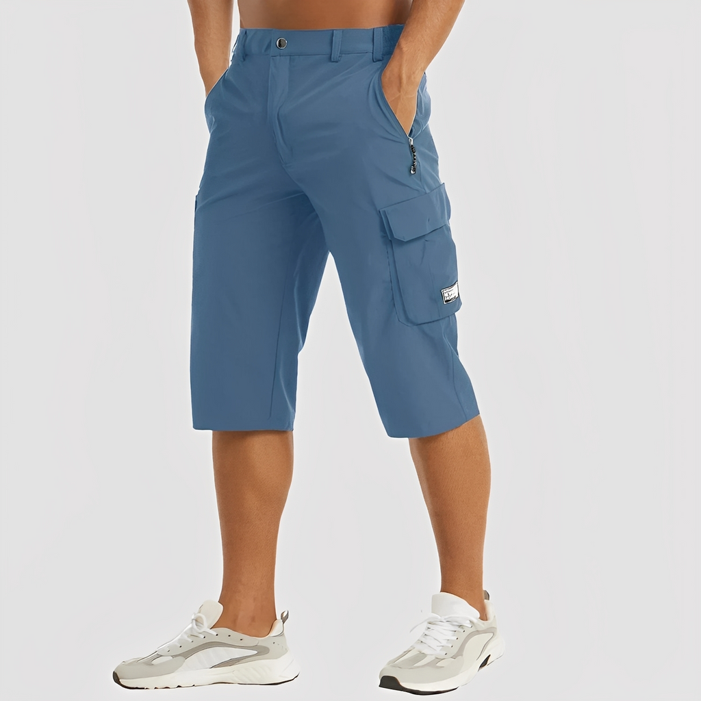 SUENTA Cova | Stretch-Cargohosen für Herren Blau