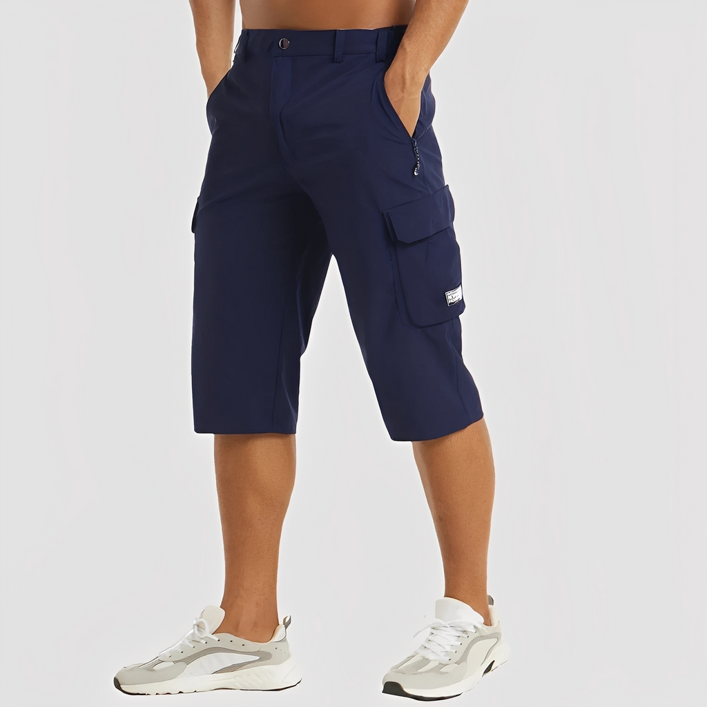 SUENTA Cova | Stretch-Cargohosen für Herren Dunkelblau