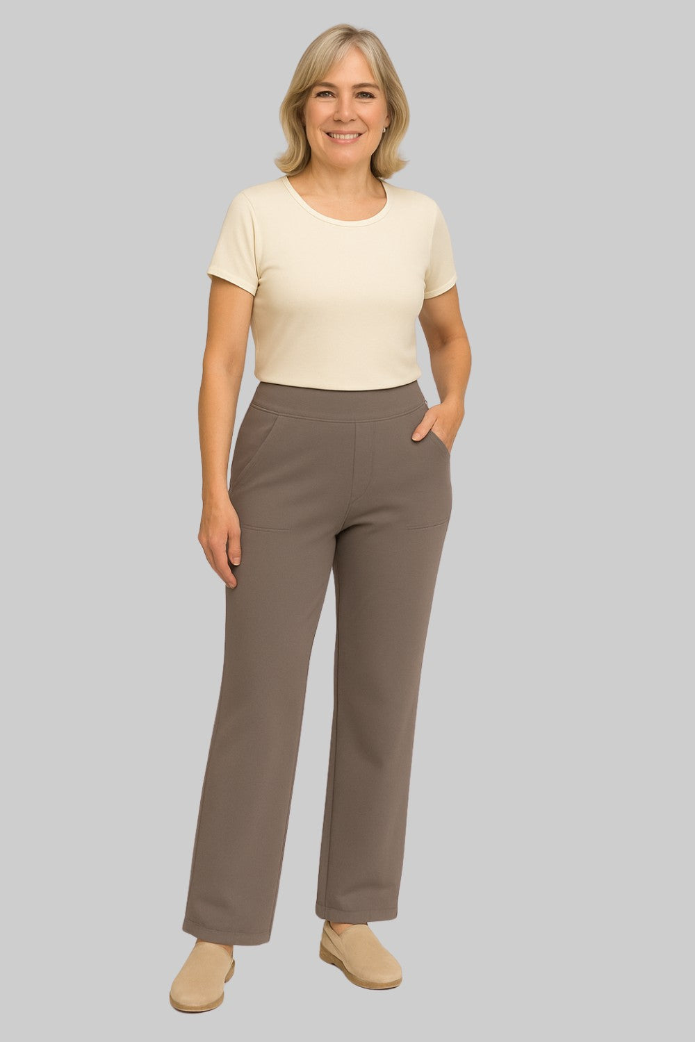 SUENTA Komfortable Stretchhose Figur schmeichelt Bequem Selbstbewusst