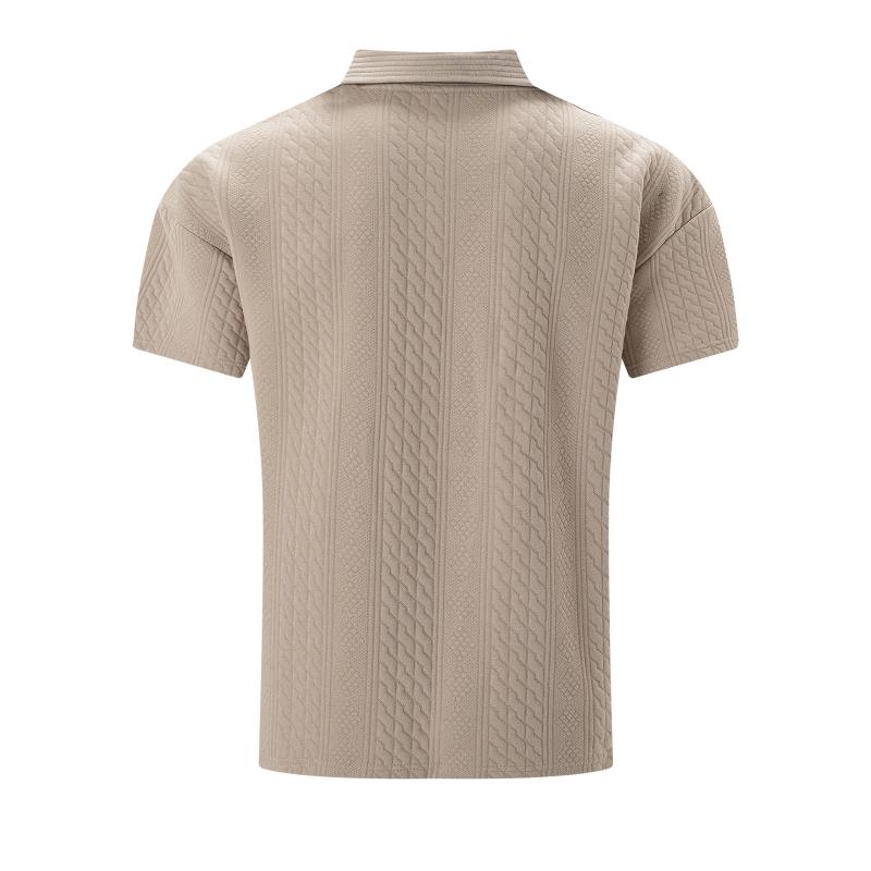 SUENTA Zahara | Herren Struktur-Polo – Texturiertes Gewebe & Casual-Chic