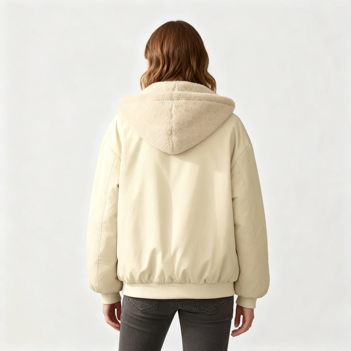 SUENTA Oversized Winterjacke Bequeme Komfort Weiche Hochwertige Stoff Wärme