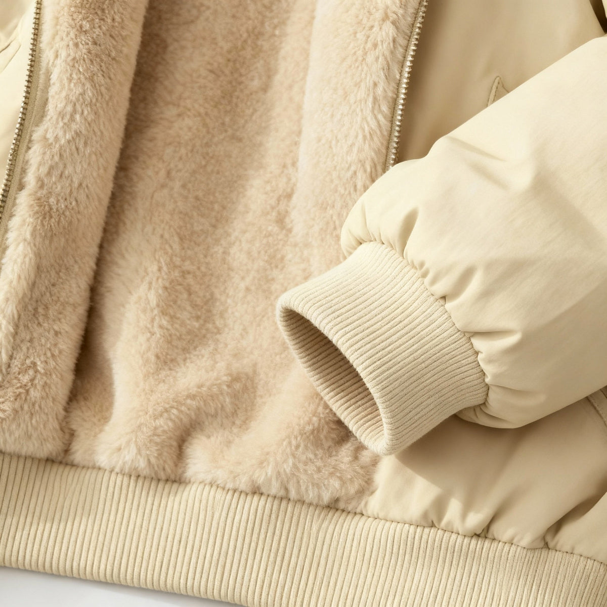 SUENTA Oversized Winterjacke Bequeme Komfort Weiche Hochwertige Stoff Wärme