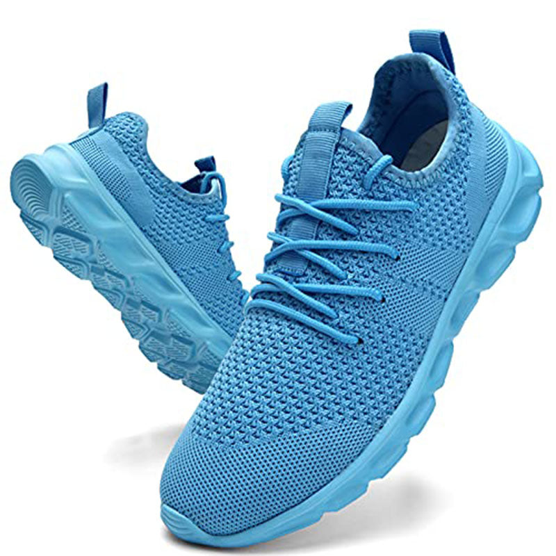 SUENTA Damen Sneaker Atmungsaktivem Stoff 4 Cm Unter Der Ferse Fußgewölbe-Stütze