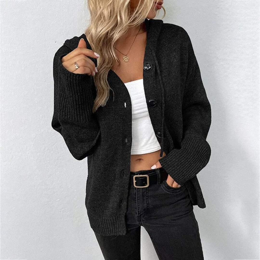 Solis | Women's casual button-front knit cardigan