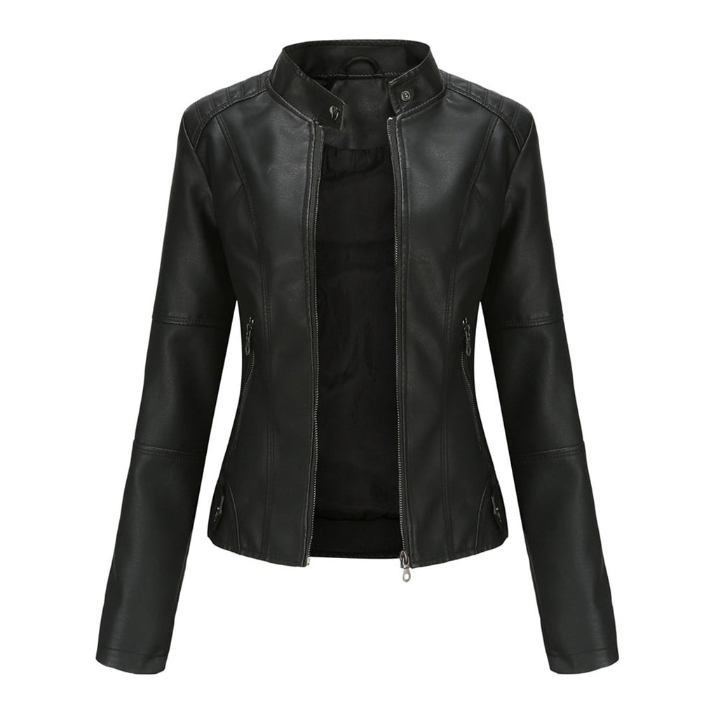 Parsha | Women's jacket with a stand-up collar and zippered pockets