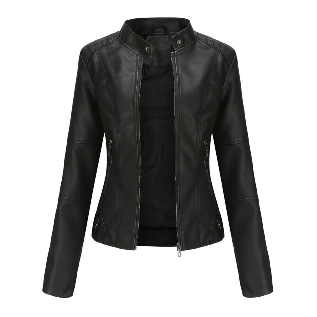 Parsha | Women's jacket with a stand-up collar and zippered pockets