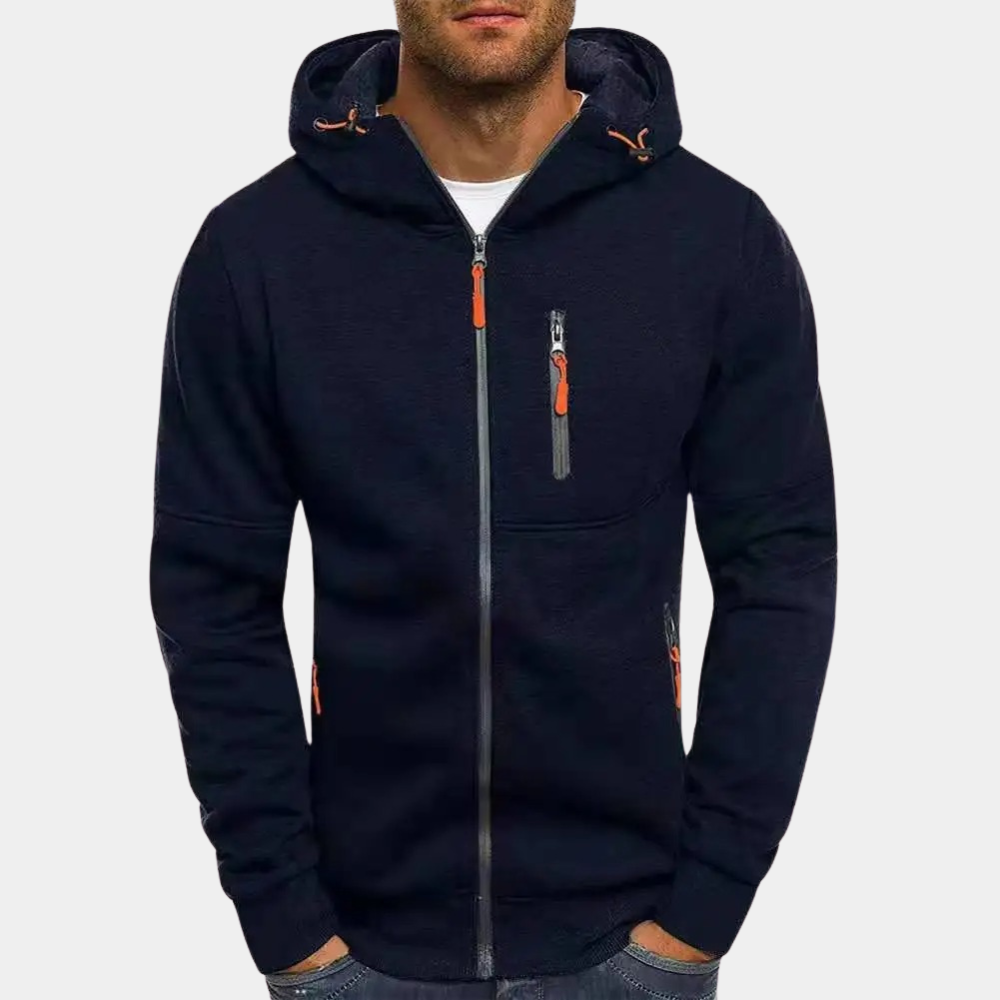 Mane | Lässiger Herren-Hoodie mit Reißverschluss