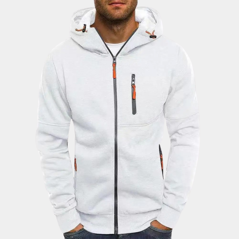 Mane | Lässiger Herren-Hoodie mit Reißverschluss