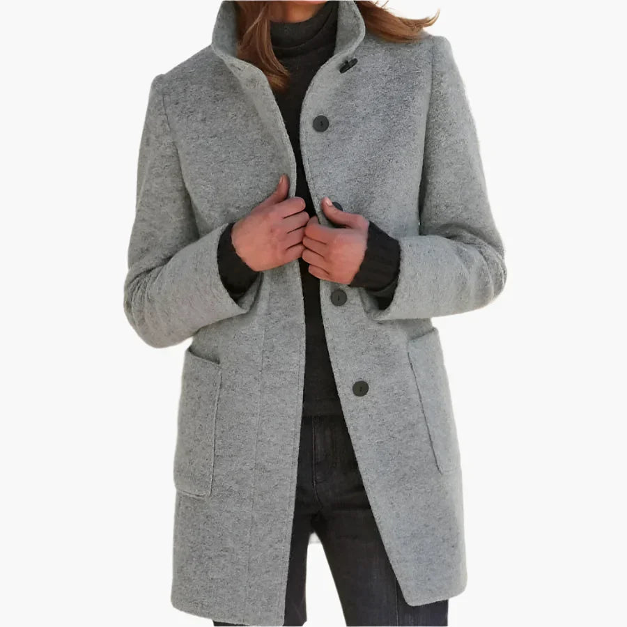 Inspire | Women's Classic-Style Winter Coat with Long Sleeves