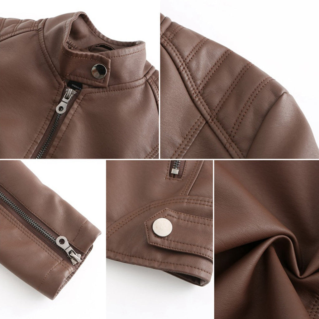 Parsha | Women's jacket with a stand-up collar and zippered pockets