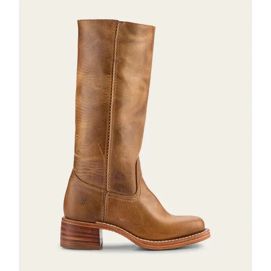 SUENTA Damen-Stiefel Kniehoch – Eckige Spitze & Blockabsatz