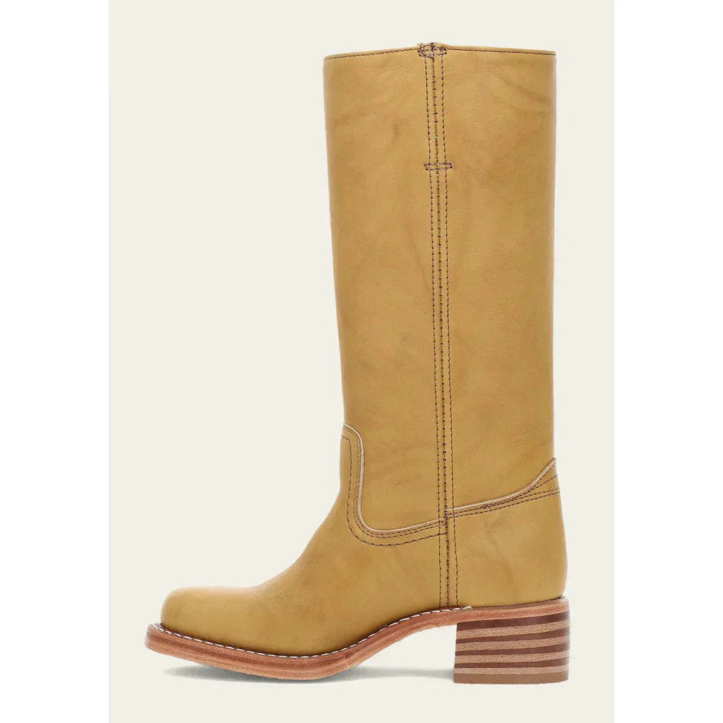 SUENTA Damen-Stiefel Kniehoch – Eckige Spitze & Blockabsatz