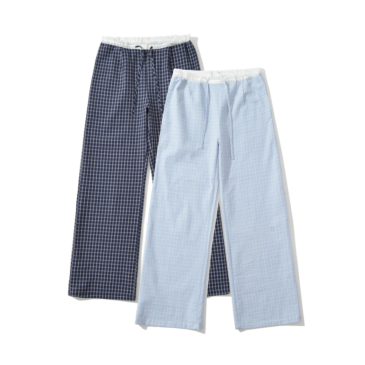 SUENTA Damen Weite Und Luftige Freizeithose Leichtem Material
