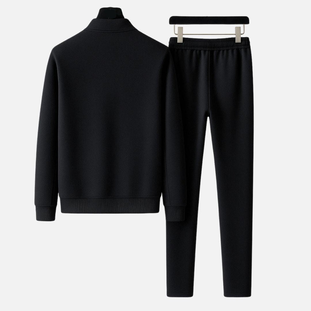 SUENTA Herren Elegantes Herren-Trainingsanzug-Set – Bequemes Outfit, Reißverschluss