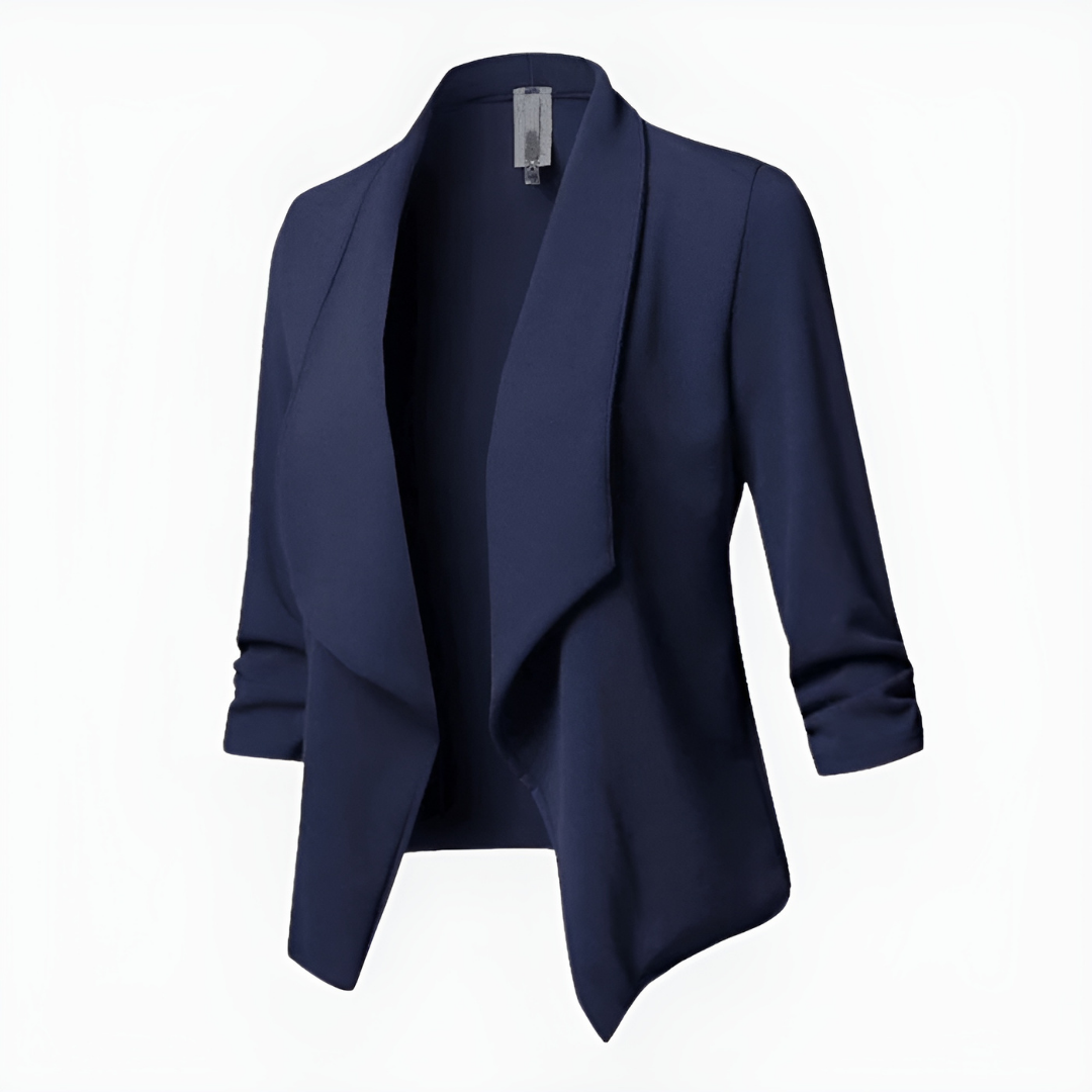 SUENTA Bersh | Modischer Damenblazer | Langärmelig blau