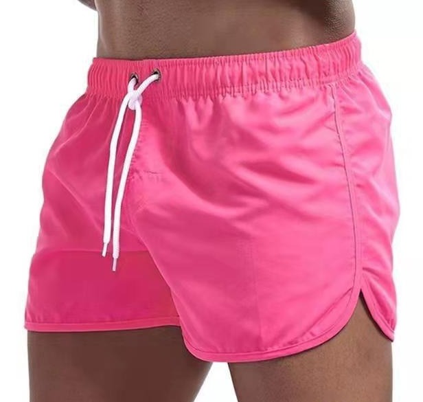 SUENTA Hommes | Moderne & weiche Badehose für Herren Rosa