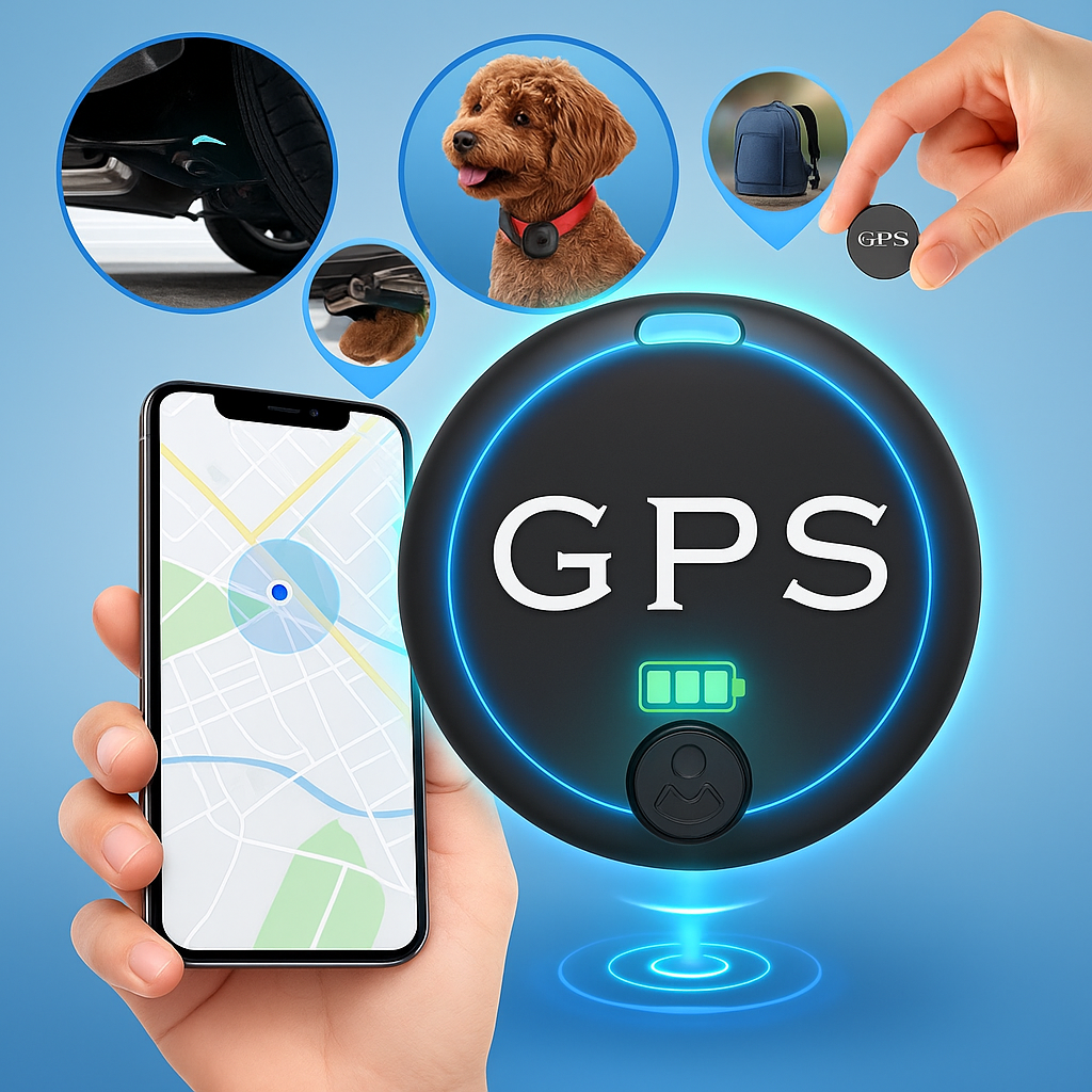GPS-Tracker Magnetisch für Auto und Haustier – Ortungsgerät