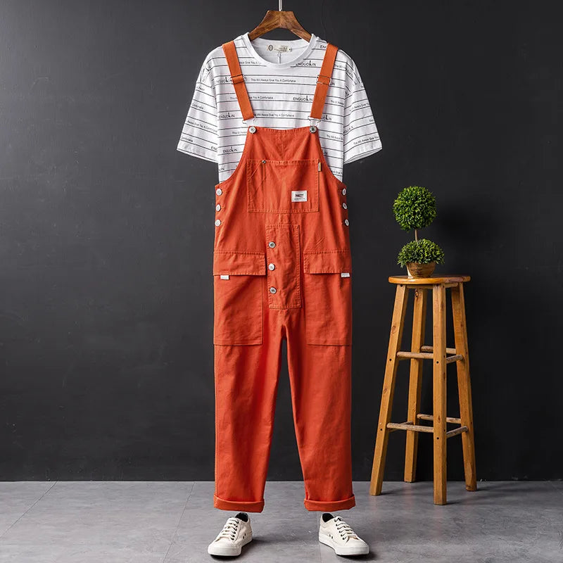 SUENTA Bersh | Gartenoverall mit verstellbaren Trägern Orange