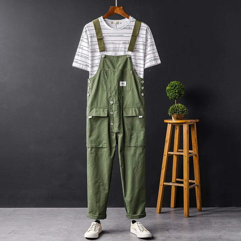 SUENTA Bersh | Gartenoverall mit verstellbaren Trägern Grün