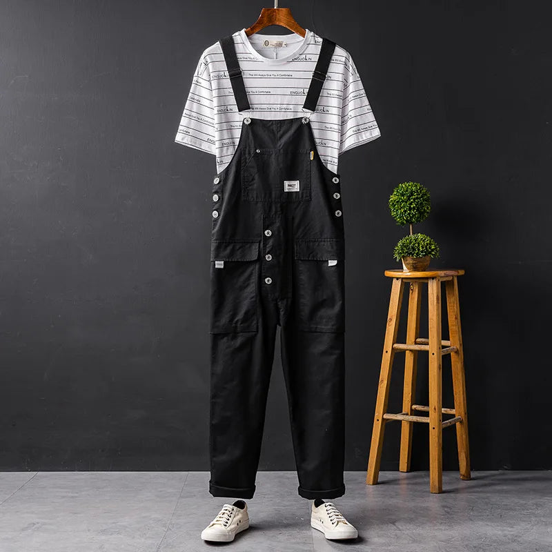SUENTA Bersh | Gartenoverall mit verstellbaren Trägern Schwarz