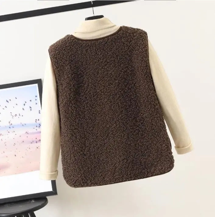 Tasana | Damen Gemütliche Winterwarme Ärmellose Weste