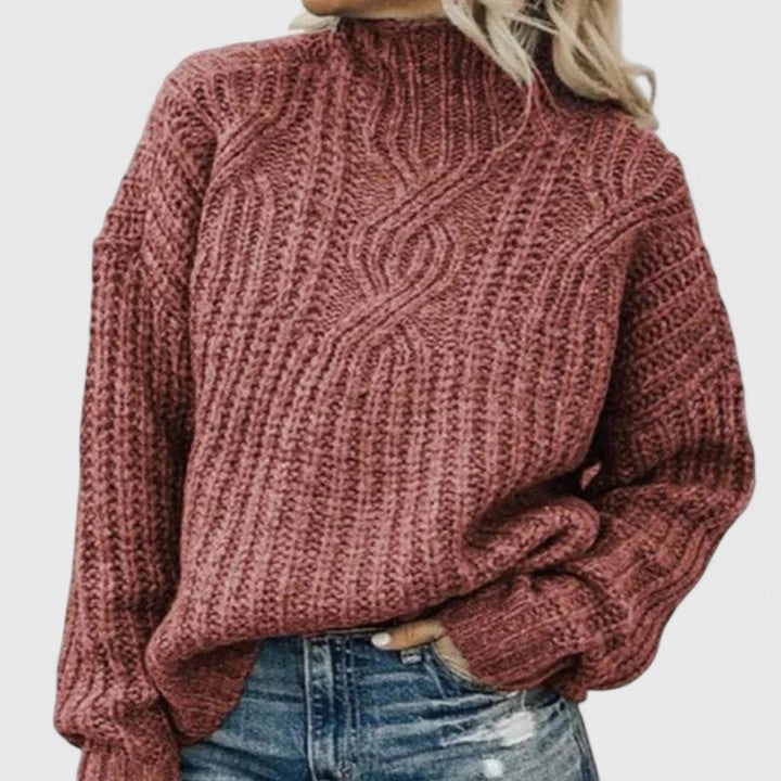 Umami | Women's Ribbed Long-Sleeve Winter Sweater