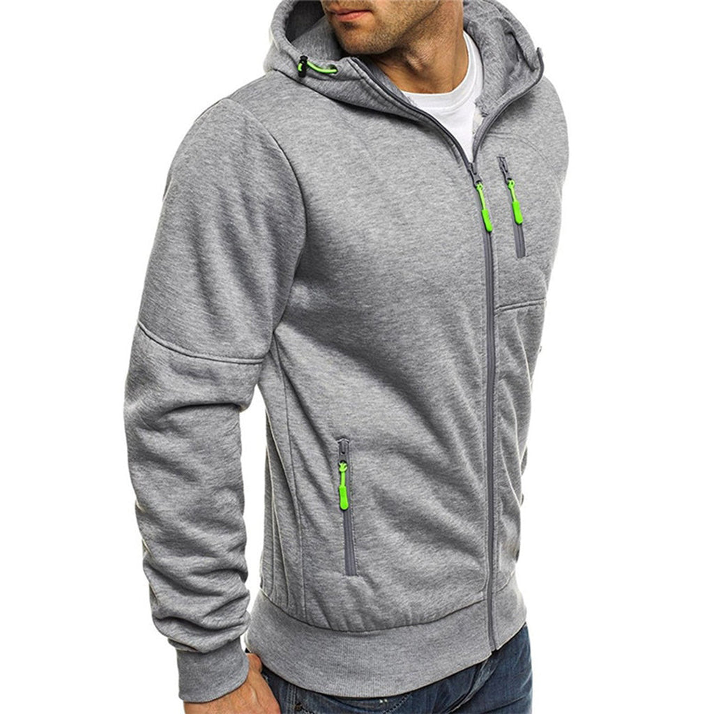 Mane | Lässiger Herren-Hoodie mit Reißverschluss