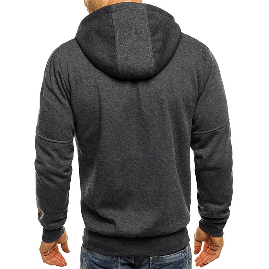 Mane | Lässiger Herren-Hoodie mit Reißverschluss