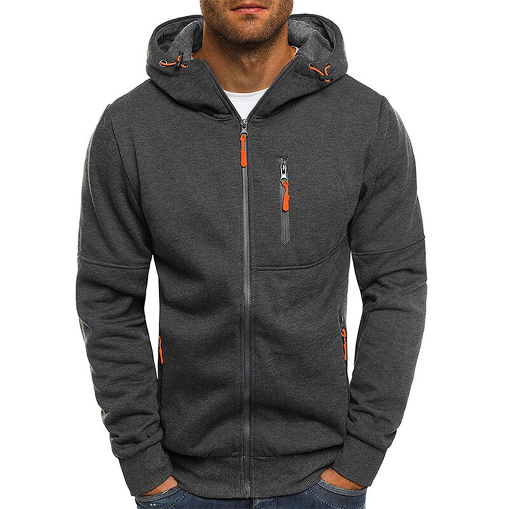 Mane | Lässiger Herren-Hoodie mit Reißverschluss