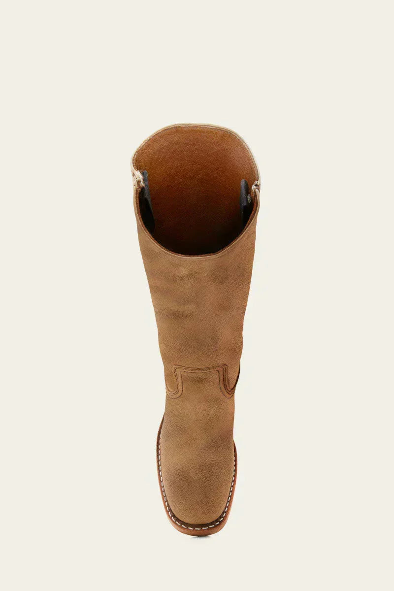Luna | Wadenhohe Damenstiefel mit Blockabsatz und geschlossener Spitze