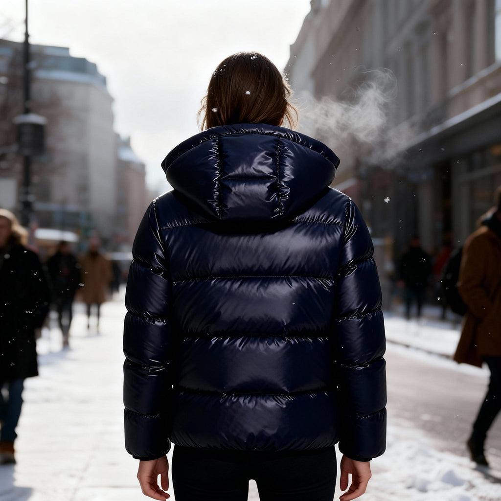 SUENTA Damen Leichte Thermo-Wärme Outdoor Steppstil Damenjacke Kapuzenjacke