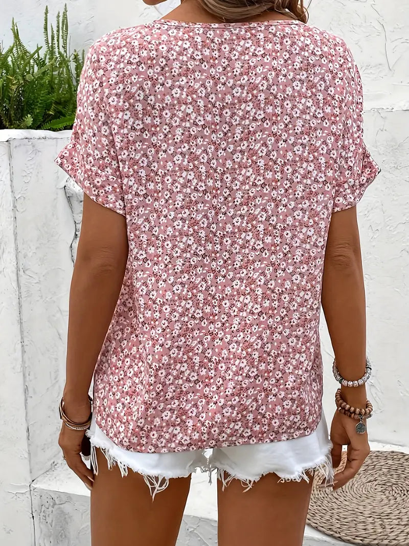 SUENTA Pamelo | Damen Sommeroberteil – Zarte Knopfdetails, Leicht & Luftig