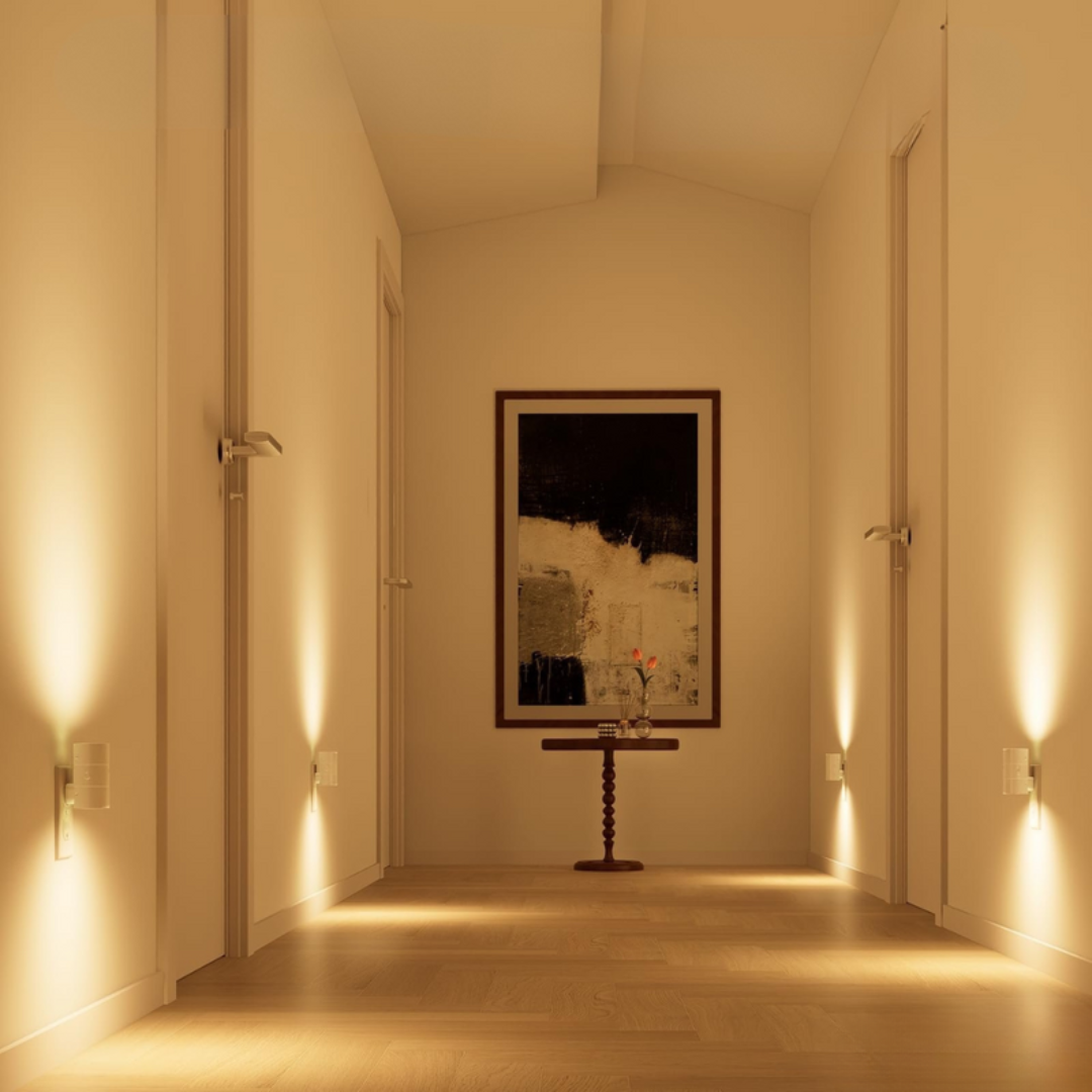 SUENTA Smarte LED-Nachtlampe mit Tag-Nacht-Sensor und stufenloser Dimmung – Plug & Play-Lösung fürs Zuhause