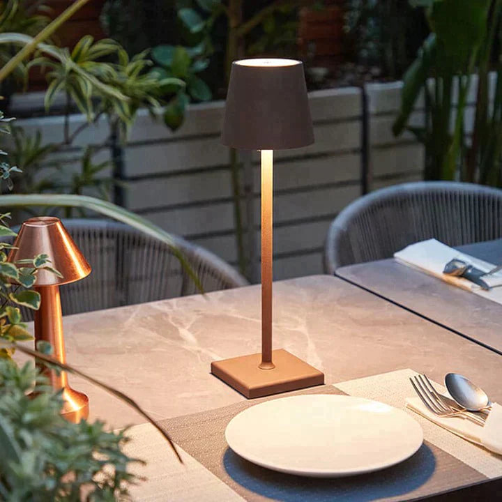 Luxalight Kabellose Tischlampe – Elegantes LED-Design mit Touch-Dimmer & wasserdichter Funktion