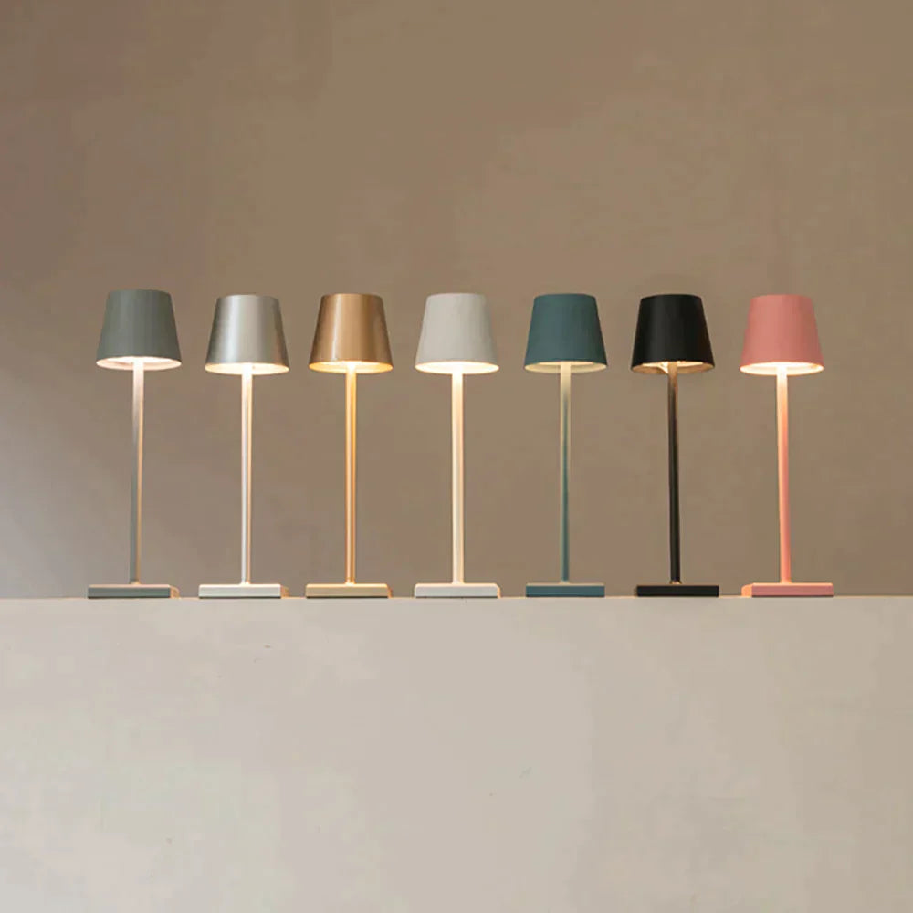 Luxalight Ασύρματο επιτραπέζιο φωτιστικό – Κομψός σχεδιασμός LED με ροοστάτη αφής & αδιάβροχη λειτουργία