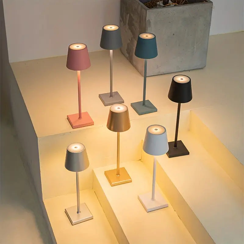 Luxalight Ασύρματο επιτραπέζιο φωτιστικό – Κομψός σχεδιασμός LED με ροοστάτη αφής & αδιάβροχη λειτουργία